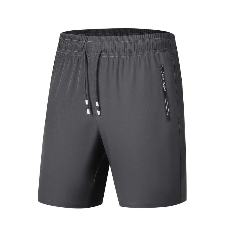 Men's Quick Dry Running Shorts with Drawstring and Zip Pockets - Ideal for Athletic Workouts and Gym Sessions Camara Shopping Men's Quick Dry Running Shorts with Drawstring and Zip Pockets - Ideal for Athletic Workouts and Gym Sessions
