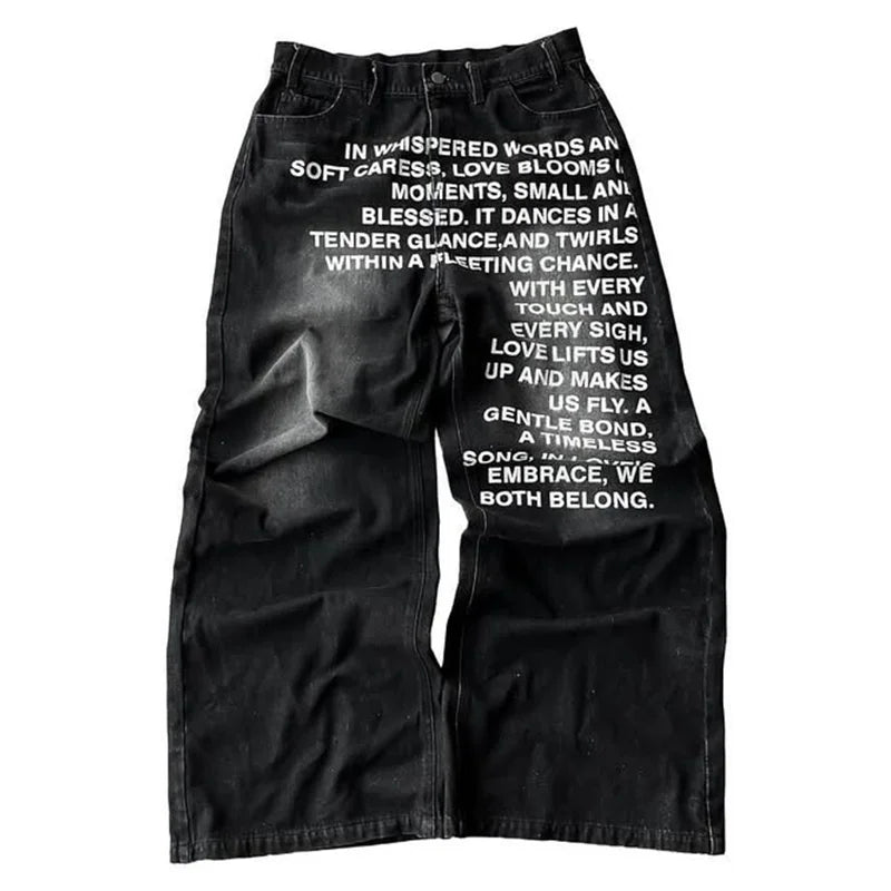 American Pattern Letter Jeans Y2K Men Hoodies Sets Streetwear Gothic Harajuku Hip Hop Men Women Fashion Casual Wide Leg Jeans Camara Shopping American Pattern Letter Jeans Y2K Men Hoodies Sets Streetwear Gothic Harajuku Hip Hop Men Women Fashion Casual Wide Leg Jeans