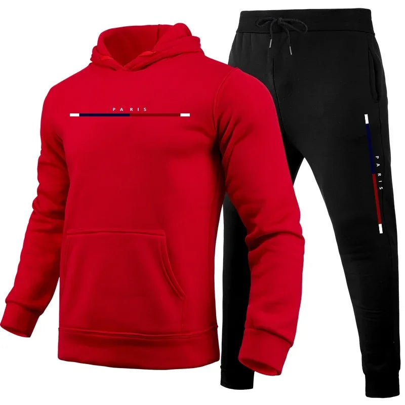 Survêtement pour hommes décontracté impression sweat pantalons de survêtement 2 pièces ensemble sport Jogging hommes vêtement Camara Shopping Survêtement pour hommes décontracté impression sweat pantalons de survêtement 2 pièces ensemble sport Jogging hommes vêtement