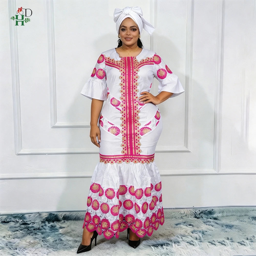 H&D Embroidery Dresses on Clearance Sale African Dresses for Woman Boubou from Nigeria Original vêtement africain femme luxe Camara Shopping H&D Embroidery Dresses on Clearance Sale African Dresses for Woman Boubou from Nigeria Original vêtement africain femme luxe