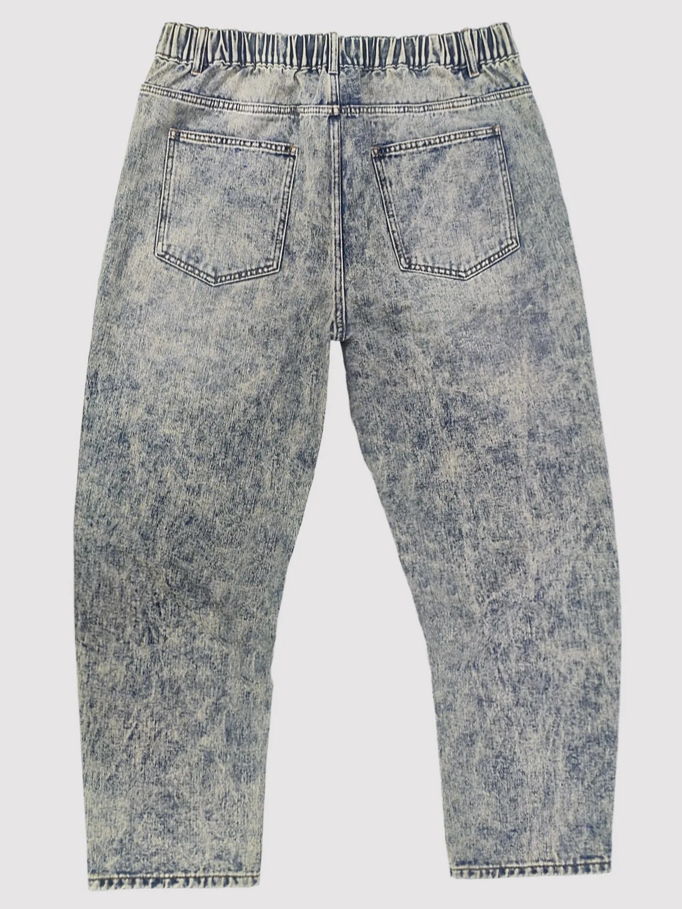 Plus size men's ripped gray blue washed jeans heavy industry multi-layer raw edge ripped straight trousers handsome trendy men Camara Shopping Plus size men's ripped gray blue washed jeans heavy industry multi-layer raw edge ripped straight trousers handsome trendy men