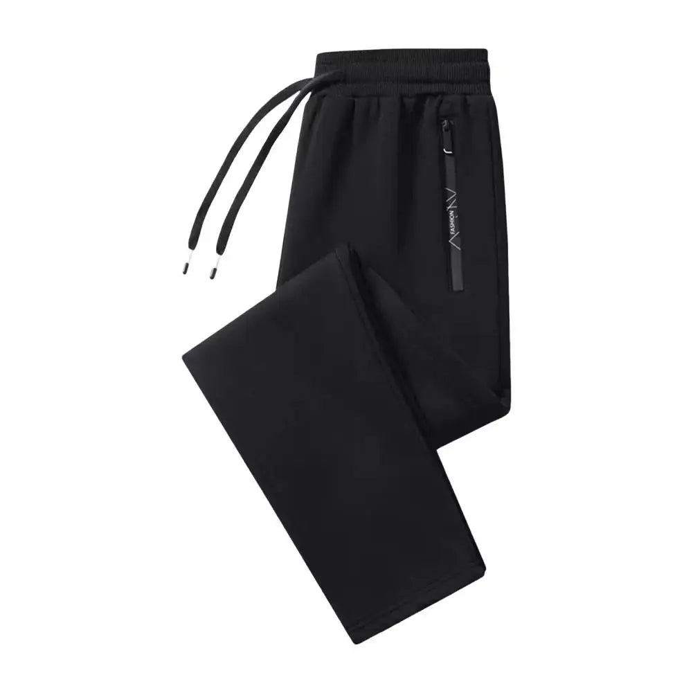 Sweatpants Men's Loose Fit Sport Pants with Zipper Pockets Drawstring Waist for Gym Training Jogging Soft Breathable Long Camara Shopping Sweatpants Men's Loose Fit Sport Pants with Zipper Pockets Drawstring Waist for Gym Training Jogging Soft Breathable Long