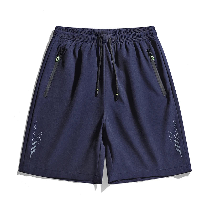 Men's Quick Dry Running Shorts with Drawstring and Zip Pockets - Ideal for Athletic Workouts and Gym Sessions Camara Shopping Men's Quick Dry Running Shorts with Drawstring and Zip Pockets - Ideal for Athletic Workouts and Gym Sessions