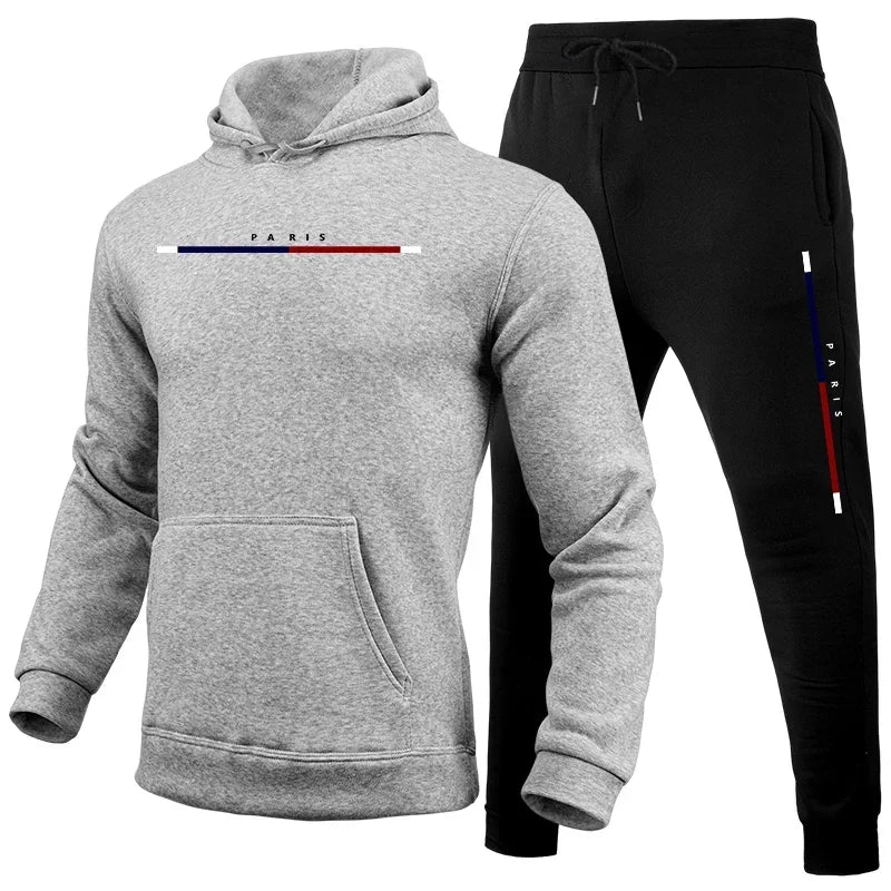 Survêtement pour hommes décontracté impression sweat pantalons de survêtement 2 pièces ensemble sport Jogging hommes vêtement Camara Shopping Survêtement pour hommes décontracté impression sweat pantalons de survêtement 2 pièces ensemble sport Jogging hommes vêtement