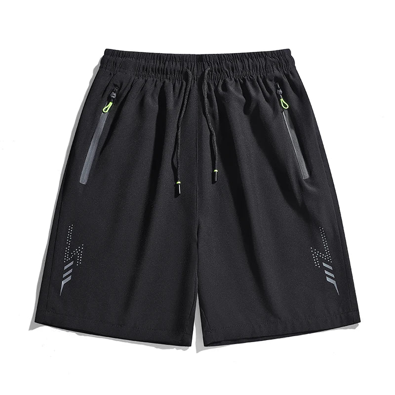 Men's Quick Dry Running Shorts with Drawstring and Zip Pockets - Ideal for Athletic Workouts and Gym Sessions Camara Shopping Men's Quick Dry Running Shorts with Drawstring and Zip Pockets - Ideal for Athletic Workouts and Gym Sessions