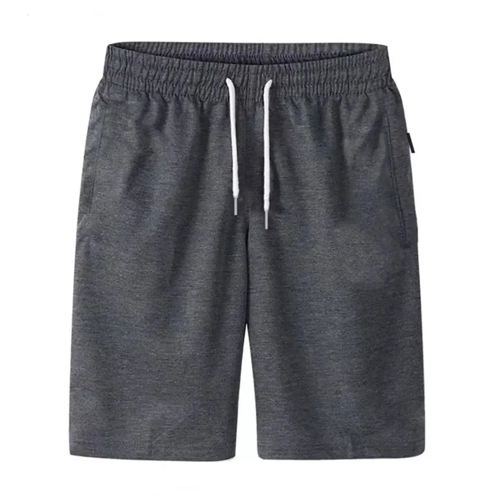 Men's Beach Shorts Summer 2025 Breeches Loose Male Sports Pocket Solid Drawstring Board Thin Trousers Zippered Pocket Clothing Camara Shopping Men's Beach Shorts Summer 2025 Breeches Loose Male Sports Pocket Solid Drawstring Board Thin Trousers Zippered Pocket Clothing