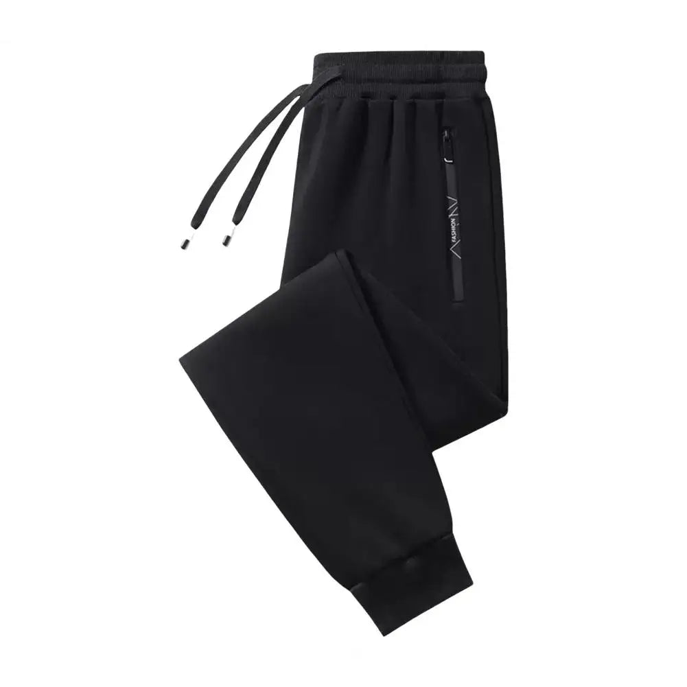 Sweatpants Men's Loose Fit Sport Pants with Zipper Pockets Drawstring Waist for Gym Training Jogging Soft Breathable Long Camara Shopping Sweatpants Men's Loose Fit Sport Pants with Zipper Pockets Drawstring Waist for Gym Training Jogging Soft Breathable Long