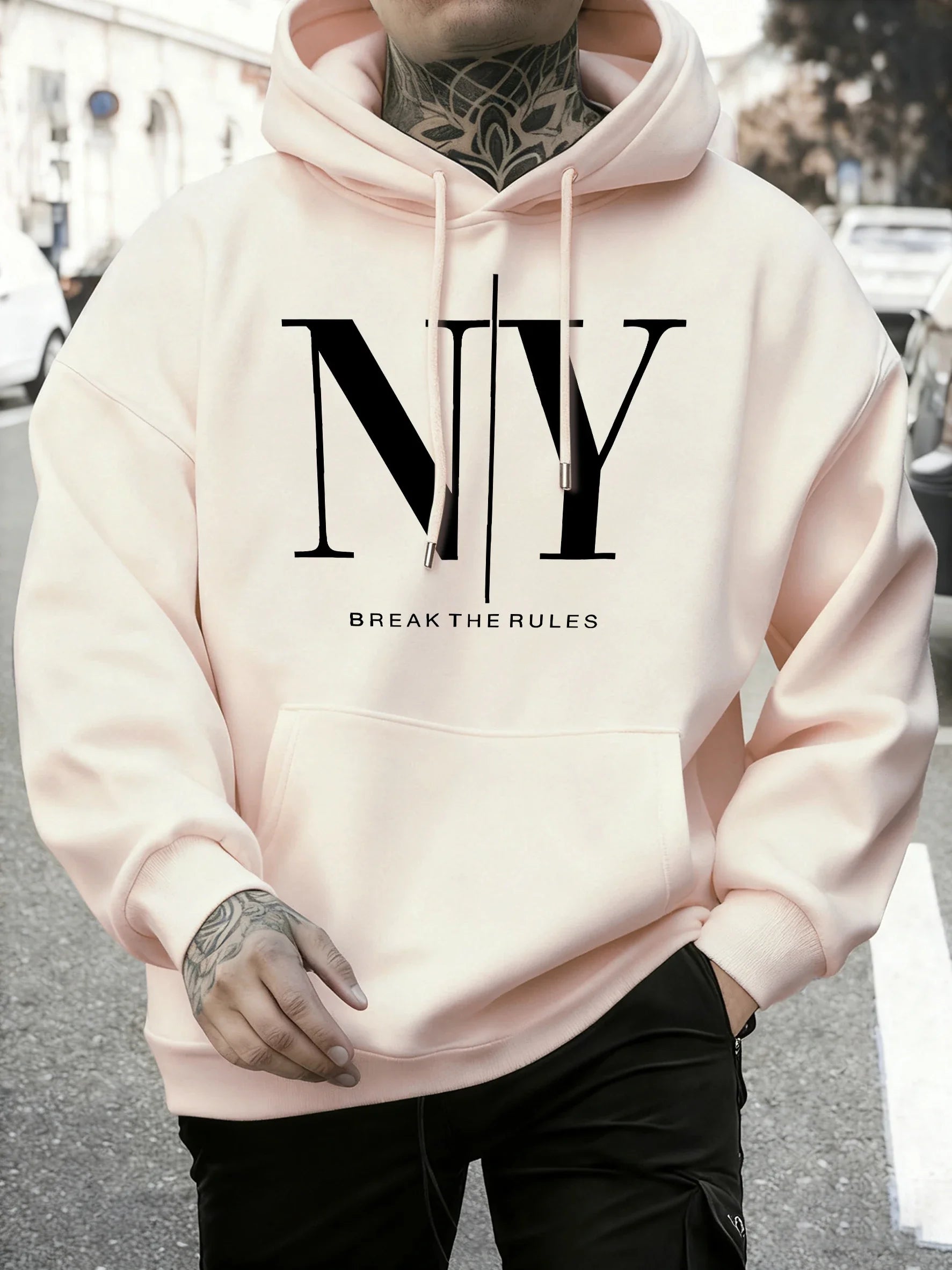 Break The Rules Yes No Imprime automne polaire sweats hommes doux Jogging à capuche rue confortable pulls Sport vêtements de Spo Camara Shopping Break The Rules Yes No Imprime automne polaire sweats hommes doux Jogging à capuche rue confortable pulls Sport vêtements de Spo