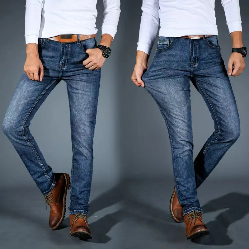 2026 New Men Classic Jeans Jean Homme Pantalones Hombre Men Nen Soft Black Biker Masculino Denim Overalls Mens Pants Size 32-38 Camara Shopping 2026 New Men Classic Jeans Jean Homme Pantalones Hombre Men Nen Soft Black Biker Masculino Denim Overalls Mens Pants Size 32-38
