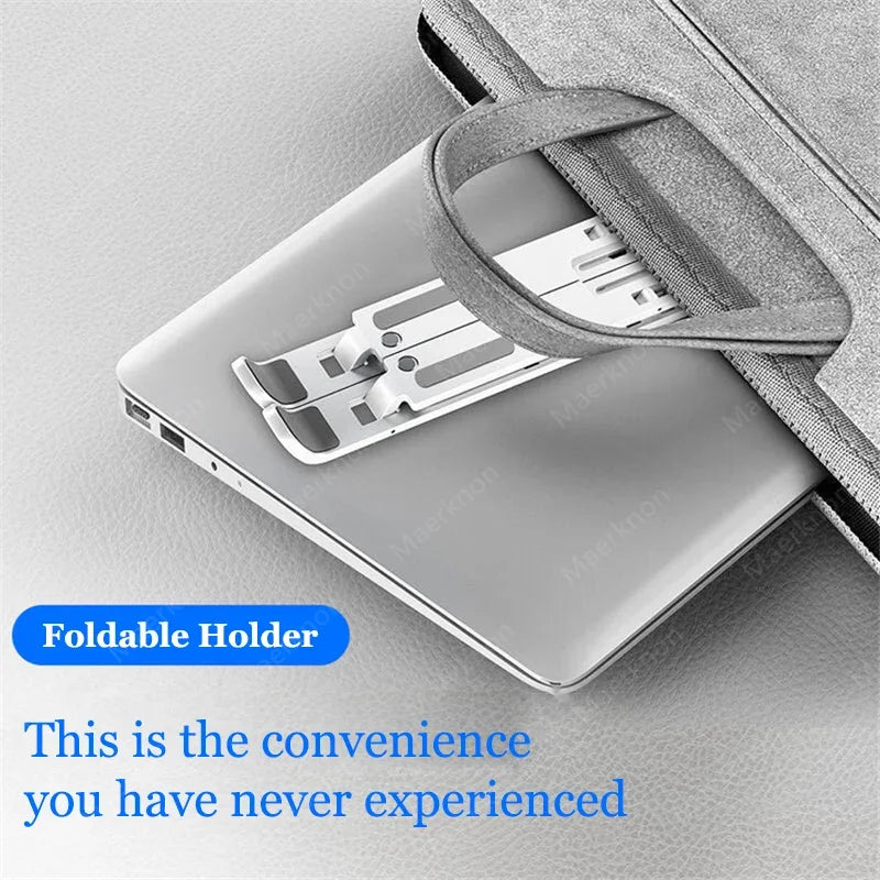 Laptop Stand Portable Foldable Notebook Bracket Adjustable Computer Monitor Holder For Macbook Air iPad Tablets Base Accessories Camara Shopping Laptop Stand Portable Foldable Notebook Bracket Adjustable Computer Monitor Holder For Macbook Air iPad Tablets Base Accessories