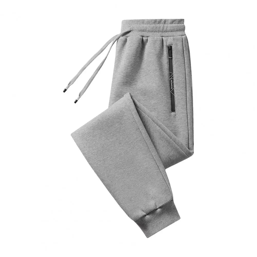 Sweatpants Men's Loose Fit Sport Pants with Zipper Pockets Drawstring Waist for Gym Training Jogging Soft Breathable Long Camara Shopping Sweatpants Men's Loose Fit Sport Pants with Zipper Pockets Drawstring Waist for Gym Training Jogging Soft Breathable Long