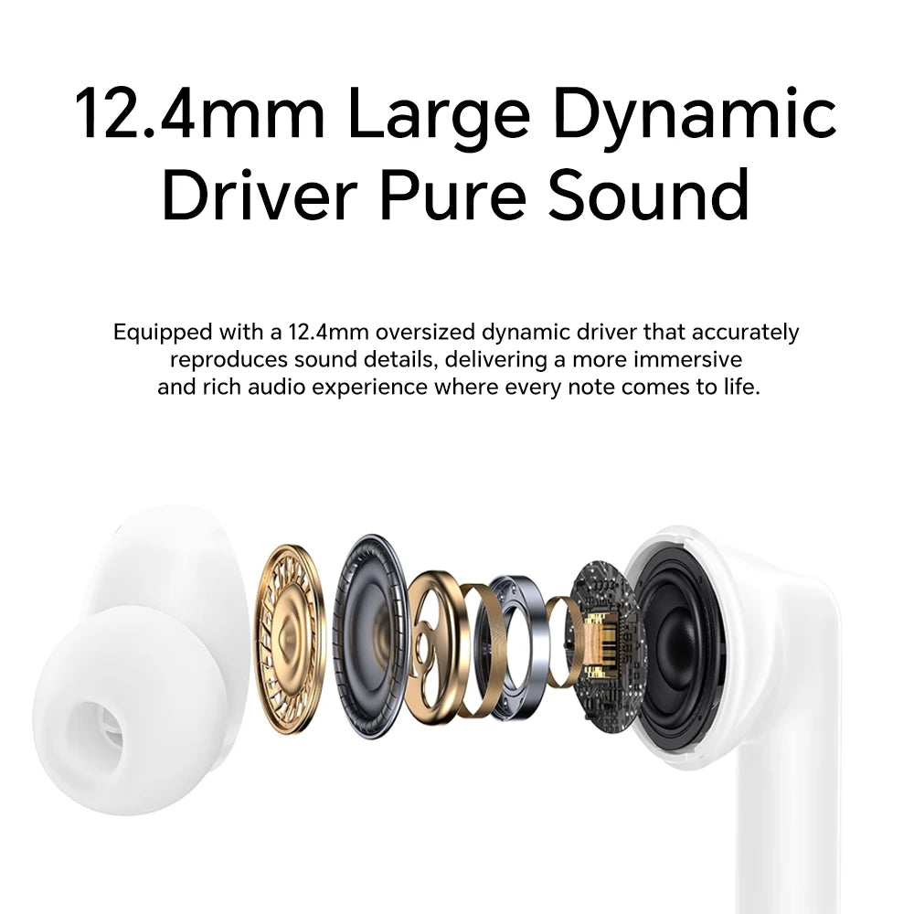 HONOR Earbuds X10 Lite, autonomie de 45 heures, haut-parleur ultra-large de 12,4 mm, ANC profond de 42 dB, traduction IA, blanc Camara Shopping HONOR Earbuds X10 Lite, autonomie de 45 heures, haut-parleur ultra-large de 12,4 mm, ANC profond de 42 dB, traduction IA, blanc