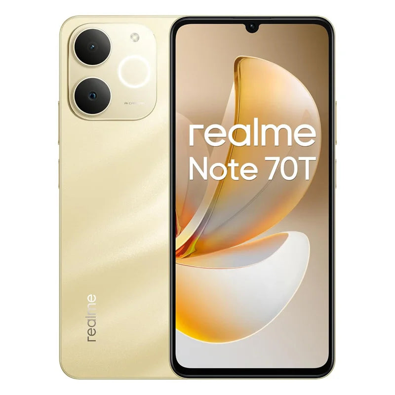 Smartphone Realme Note 70T AI, version mondiale, écran 6,75 pouces 90 Hz, batterie 6000 mAh, appareil photo AI 13 MP, chipset octa-core, IP54 Camara Shopping Smartphone Realme Note 70T AI, version mondiale, écran 6,75 pouces 90 Hz, batterie 6000 mAh, appareil photo AI 13 MP, chipset octa-core, IP54