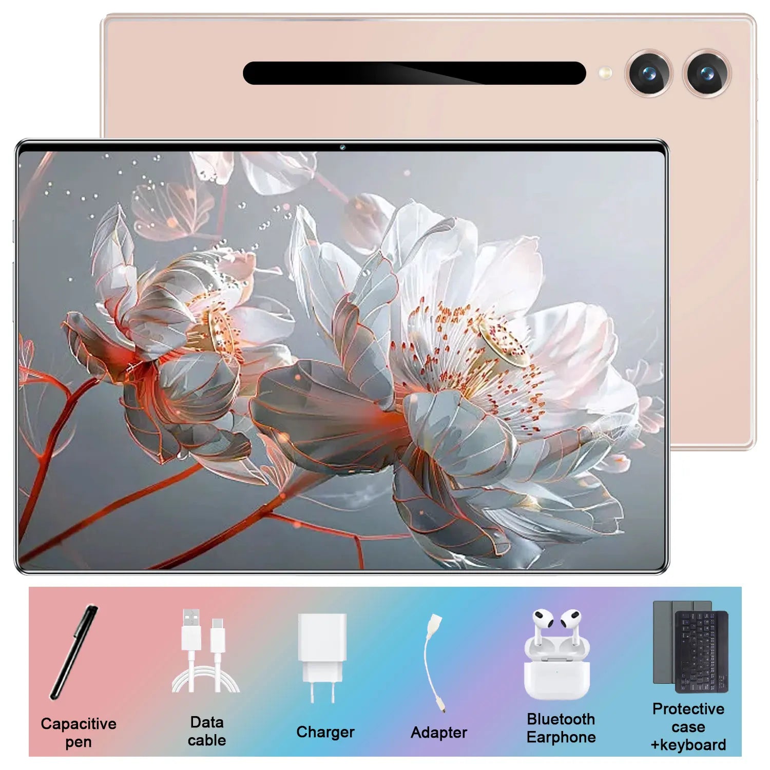 Tablette de jeu 14 Core 10,36 pouces, batterie 20000 mAh, WiFi 5G, Bluetooth, Android 13, 16 Go + 1 To, appareil photo 16+32 MP, tablette pour l'étude et le bureau Camara Shopping Tablette de jeu 14 Core 10,36 pouces, batterie 20000 mAh, WiFi 5G, Bluetooth, Android 13, 16 Go + 1 To, appareil photo 16+32 MP, tablette pour l'étude et le bureau
