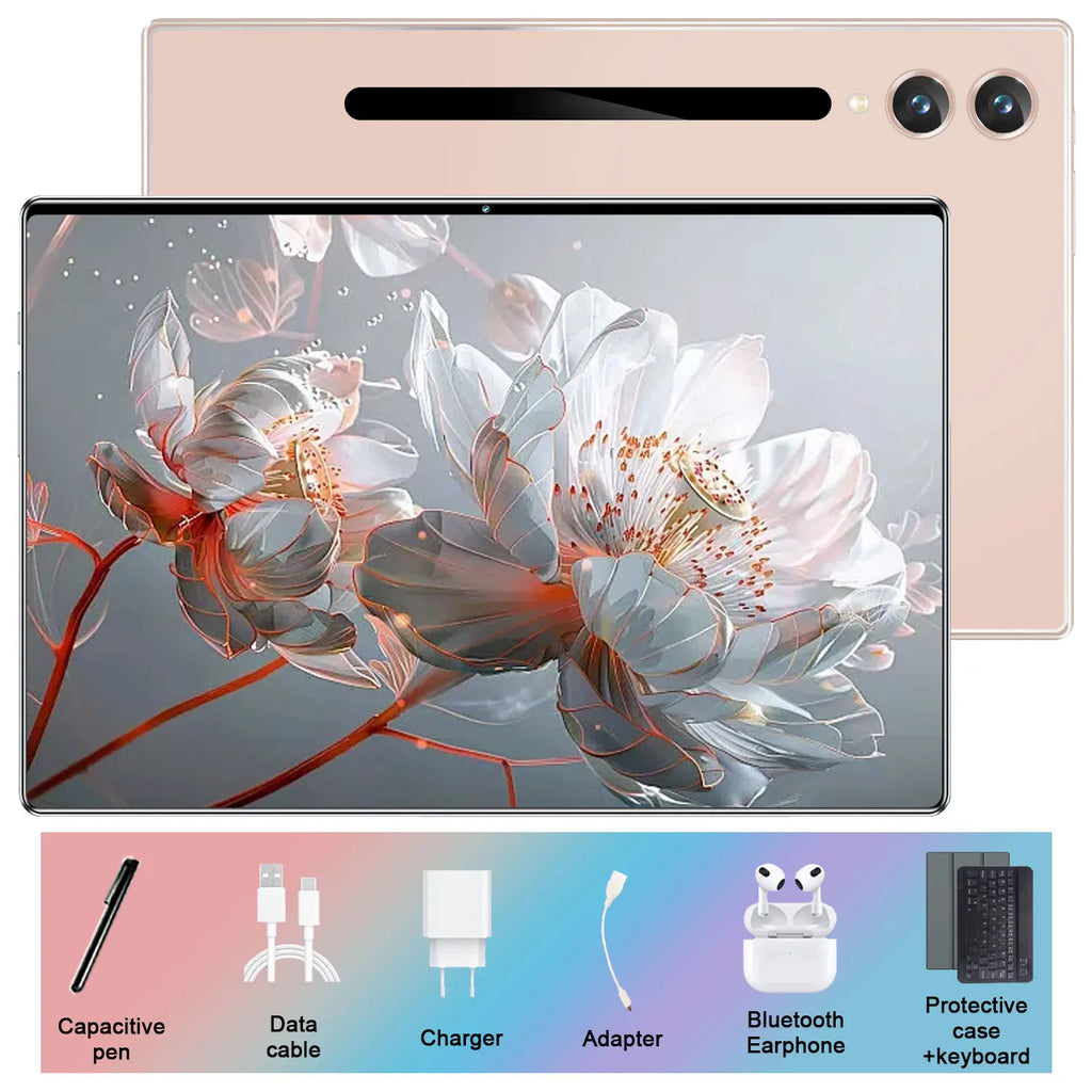 Tablette de jeu 14 Core 10,36 pouces, batterie 20000 mAh, WiFi 5G, Bluetooth, Android 13, 16 Go + 1 To, appareil photo 16+32 MP, tablette pour l'étude et le bureau Camara Shopping Tablette de jeu 14 Core 10,36 pouces, batterie 20000 mAh, WiFi 5G, Bluetooth, Android 13, 16 Go + 1 To, appareil photo 16+32 MP, tablette pour l'étude et le bureau