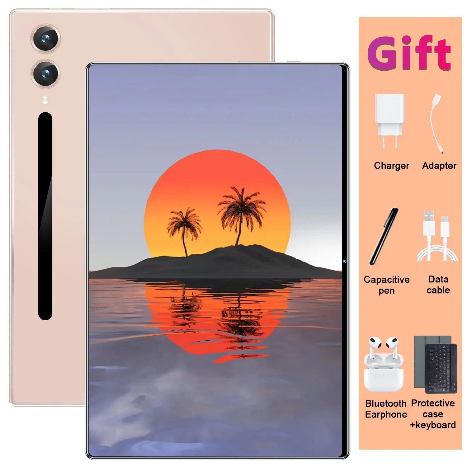 Tablette 10,36 pouces 5G WiFi 20000mAh Double SIM 14 cœurs Android 13 16 Go de RAM 1 To de stockage Tablette de jeu mondiale avec appareil photo 16+32MP Camara Shopping Tablette 10,36 pouces 5G WiFi 20000mAh Double SIM 14 cœurs Android 13 16 Go de RAM 1 To de stockage Tablette de jeu mondiale avec appareil photo 16+32MP