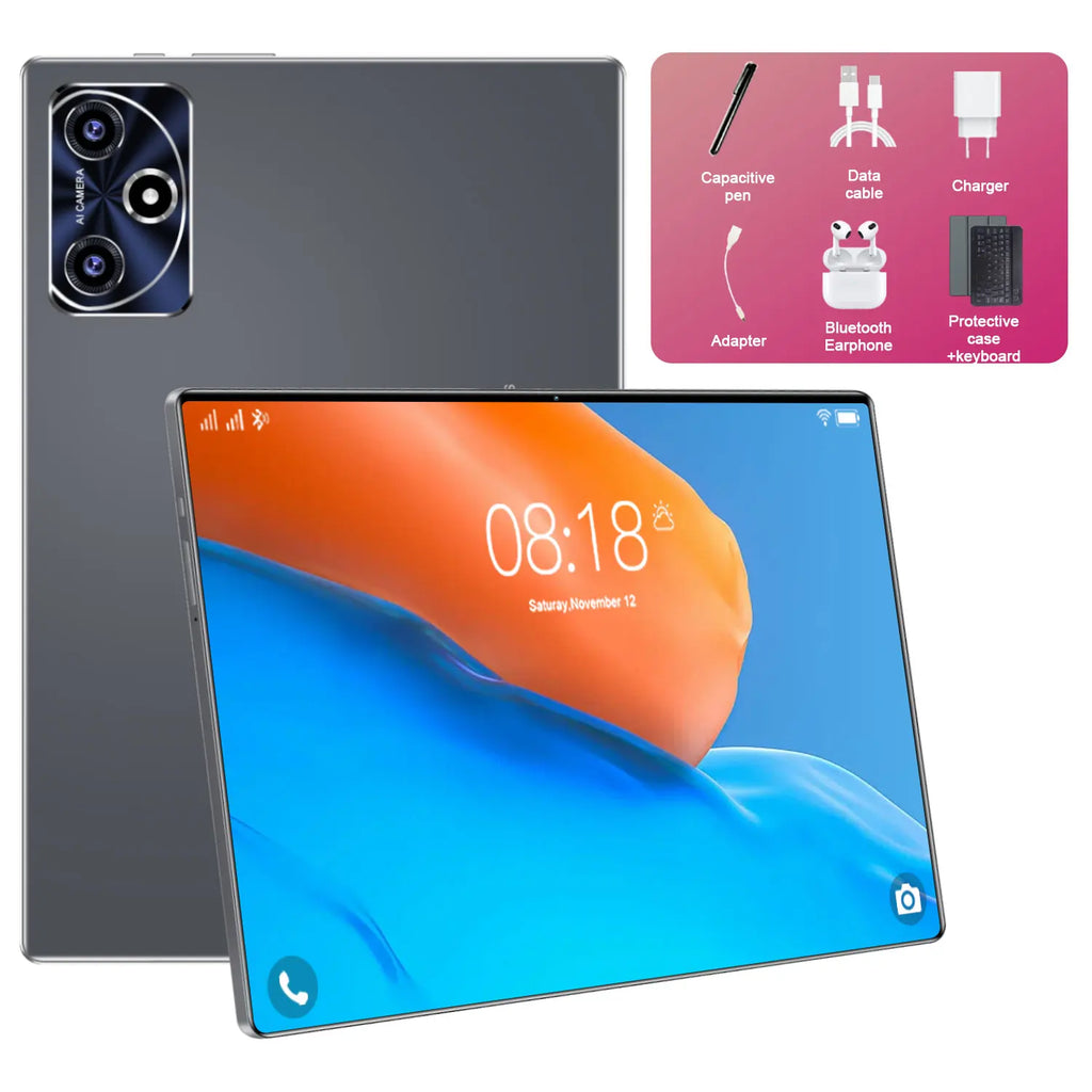 Tablette de jeu 14 Core 10,36 pouces, batterie 20000 mAh, WiFi 5G, Bluetooth, Android 13, 16 Go + 1 To, appareil photo 16+32 MP, tablette pour l'étude et le bureau Camara Shopping Tablette de jeu 14 Core 10,36 pouces, batterie 20000 mAh, WiFi 5G, Bluetooth, Android 13, 16 Go + 1 To, appareil photo 16+32 MP, tablette pour l'étude et le bureau