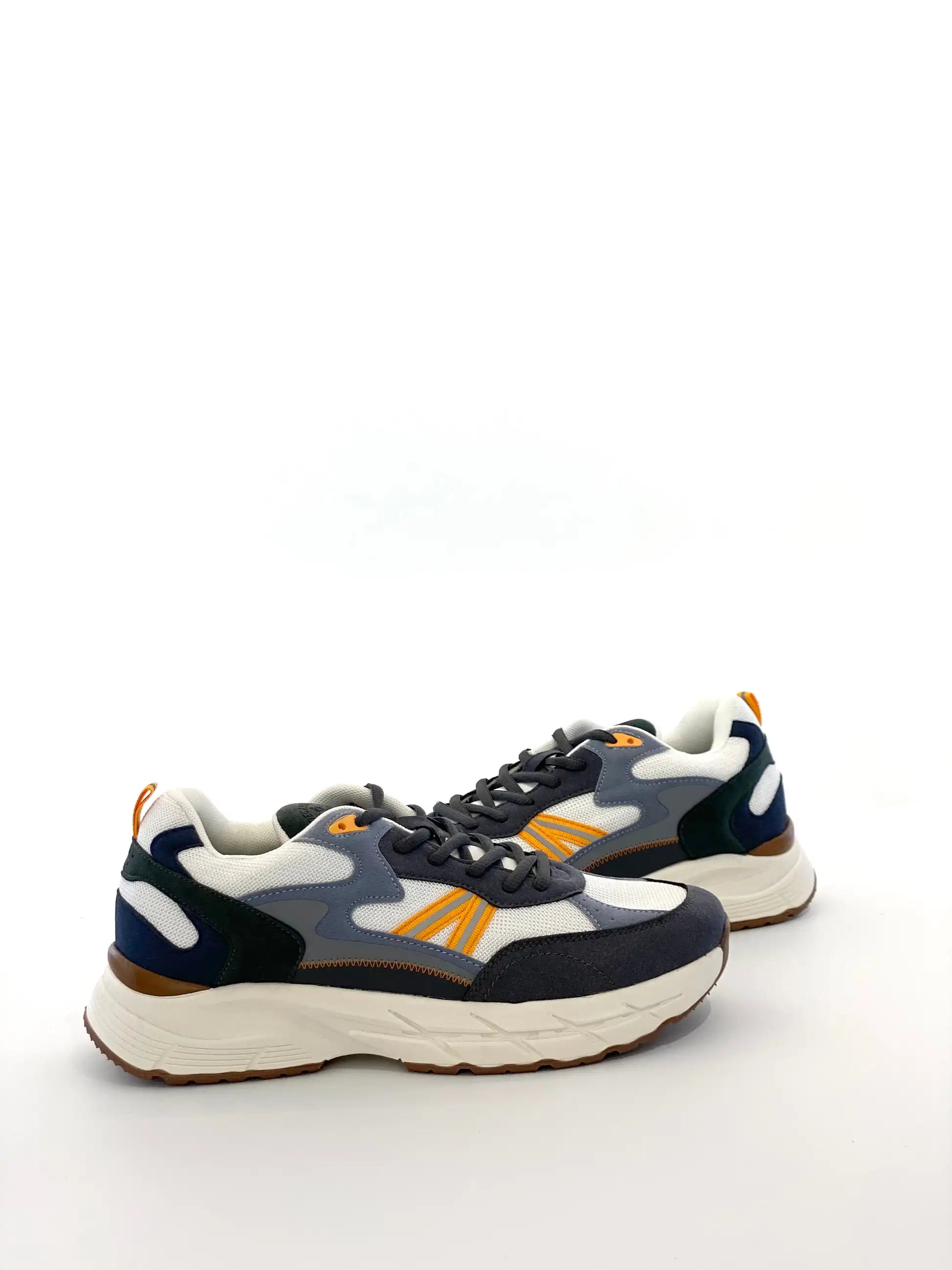 Baskets épaisses pour hommes, chaussures décontractées à lacets, maille respirante, couleur contrastée, chaussures de marche confortables à semelle épaisse Camara Shopping Baskets épaisses pour hommes, chaussures décontractées à lacets, maille respirante, couleur contrastée, chaussures de marche confortables à semelle épaisse