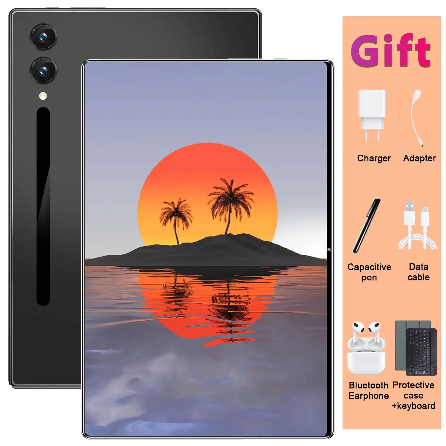 Tablette 10,36 pouces 5G WiFi 20000mAh Double SIM 14 cœurs Android 13 16 Go de RAM 1 To de stockage Tablette de jeu mondiale avec appareil photo 16+32MP Camara Shopping Tablette 10,36 pouces 5G WiFi 20000mAh Double SIM 14 cœurs Android 13 16 Go de RAM 1 To de stockage Tablette de jeu mondiale avec appareil photo 16+32MP