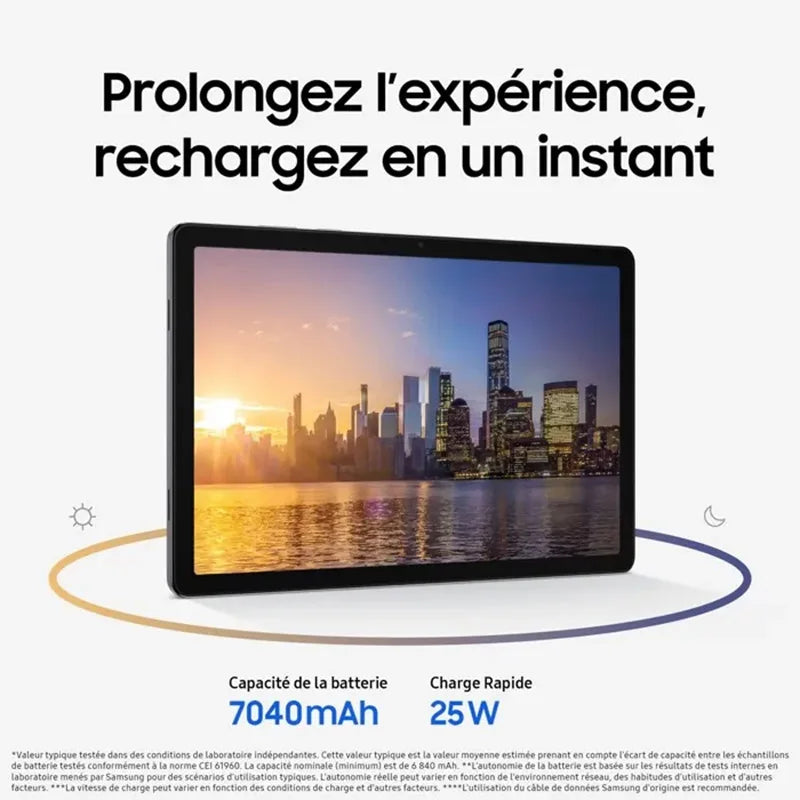 Tablette Samsung Galaxy Tab A11+ SM-X230 WiFi, 6 Go de RAM, 128 Go de stockage, écran TFT de 11 pouces, batterie de 7040 mAh, processeur octa-core, appareil photo 8 MP Camara Shopping Tablette Samsung Galaxy Tab A11+ SM-X230 WiFi, 6 Go de RAM, 128 Go de stockage, écran TFT de 11 pouces, batterie de 7040 mAh, processeur octa-core, appareil photo 8 MP