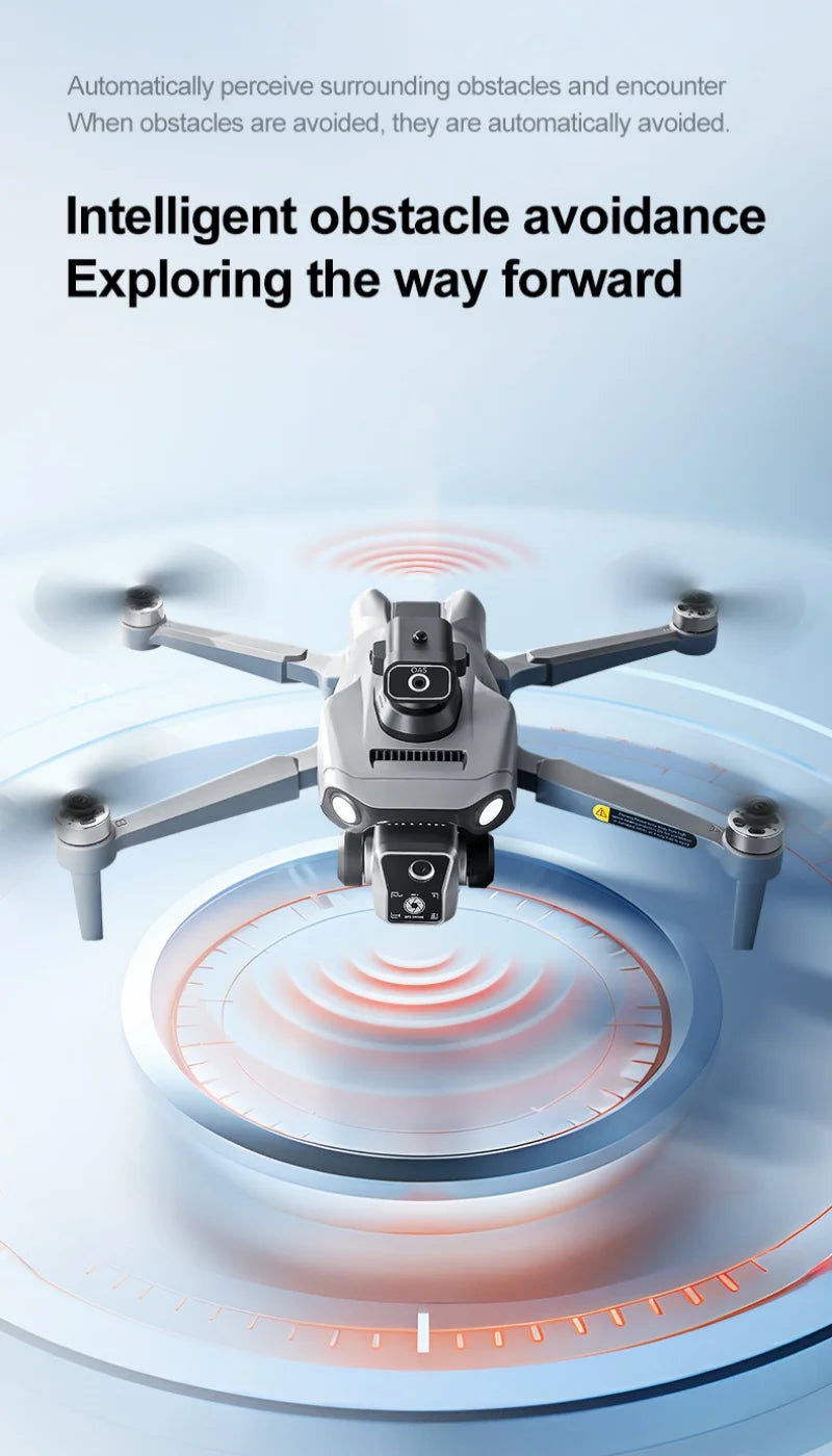 Drone équipé de 3 batteries, 4K, moteurs sans balais, écran de 4,5 pouces, deux caméras HD, système intelligent d'évitement d'obstacles, transmission vidéo, vol stationnaire par flux lumineux, fonction de retour GPS, t Camara Shopping Drone équipé de 3 batteries, 4K, moteurs sans balais, écran de 4,5 pouces, deux caméras HD, système intelligent d'évitement d'obstacles, transmission vidéo, vol stationnaire par flux lumineux, fonction de retour GPS, t