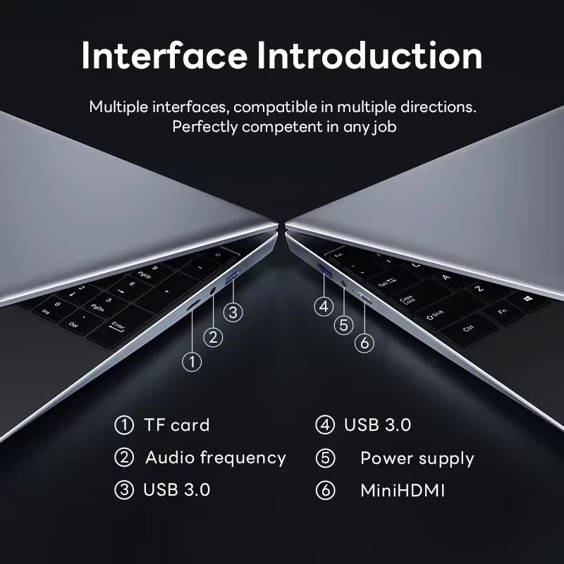 Ordinateur portable FUCHU 14,1'' NEUF, 16 Go DDR4, SSD 1 To/2 To, Intel i3-6100U, portable, Windows 11, pour bureau, études et jeux Camara Shopping Ordinateur portable FUCHU 14,1'' NEUF, 16 Go DDR4, SSD 1 To/2 To, Intel i3-6100U, portable, Windows 11, pour bureau, études et jeux