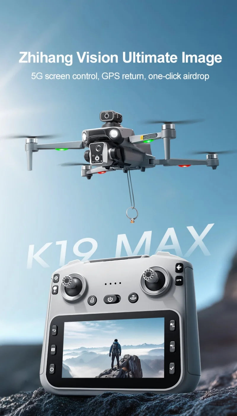 Drone équipé de 3 batteries, 4K, moteurs sans balais, écran de 4,5 pouces, deux caméras HD, système intelligent d'évitement d'obstacles, transmission vidéo, vol stationnaire par flux lumineux, fonction de retour GPS, t Camara Shopping Drone équipé de 3 batteries, 4K, moteurs sans balais, écran de 4,5 pouces, deux caméras HD, système intelligent d'évitement d'obstacles, transmission vidéo, vol stationnaire par flux lumineux, fonction de retour GPS, t