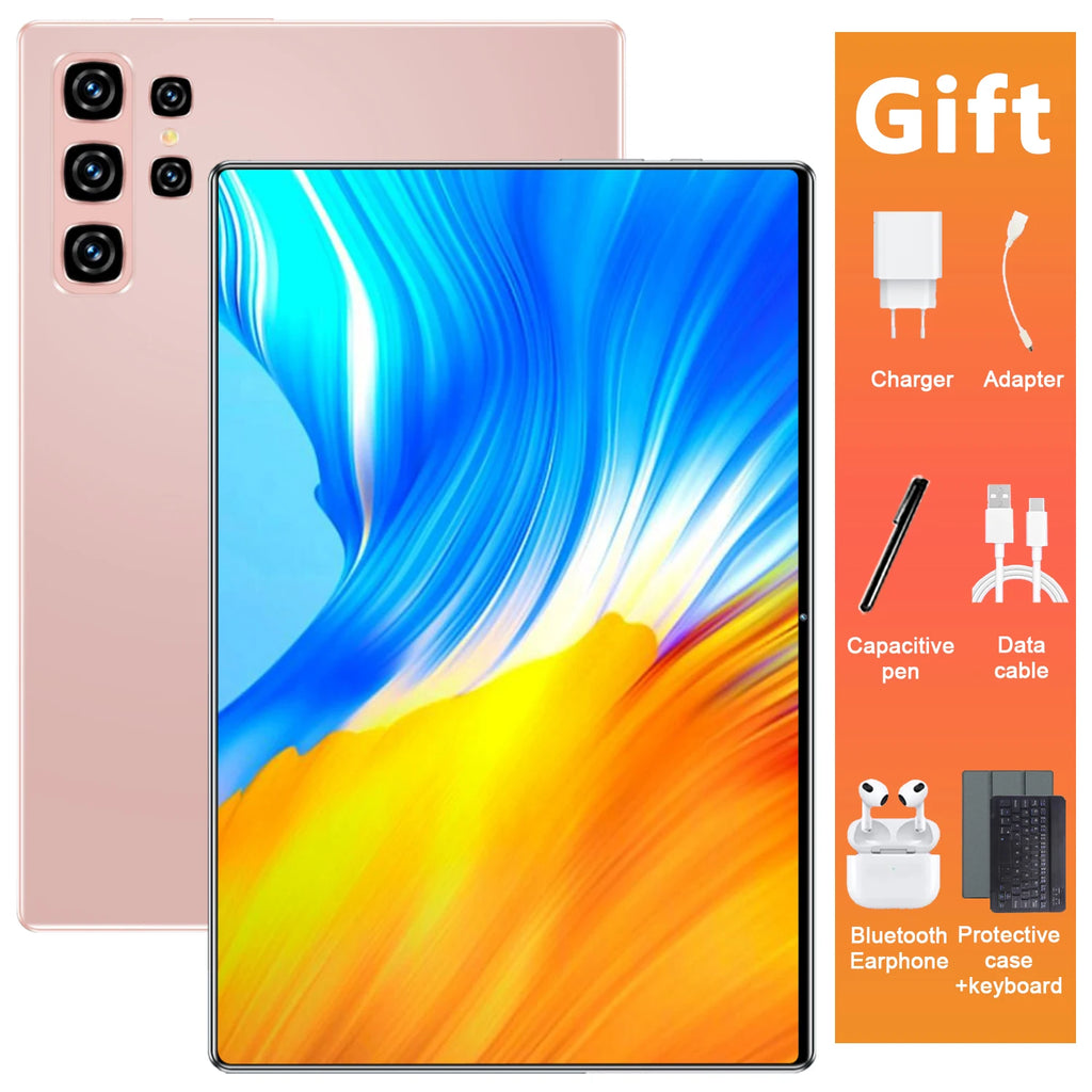 Tablette HD 10,36 pouces avec clavier, 16 Go de RAM, 1 To de ROM, 5G, processeur 14 cœurs, batterie 20000 mAh, Android 13, Bluetooth, Wi-Fi, GPS, pour le bureau Camara Shopping Tablette HD 10,36 pouces avec clavier, 16 Go de RAM, 1 To de ROM, 5G, processeur 14 cœurs, batterie 20000 mAh, Android 13, Bluetooth, Wi-Fi, GPS, pour le bureau