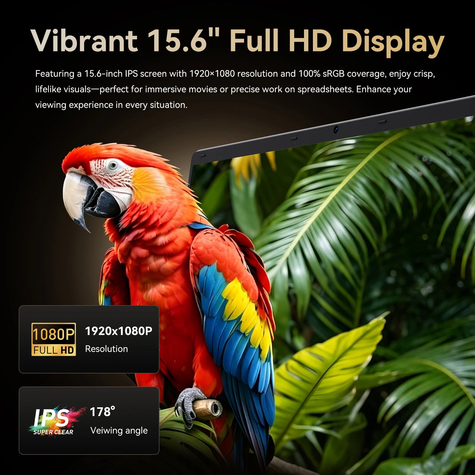 Ordinateur portable HYPERSTRIX 15,6 pouces, Celeron N4000, 8 Go de RAM, 256 Go de SSD, écran Full HD 1080P, Wi-Fi double bande, Mini HDMI, ordinateur portable fin et léger argenté pour les affaires, l'école et la maison - Camara ShoppingOrdinateur portable HYPERSTRIX 15,6 pouces, Celeron N4000, 8 Go de RAM, 256 Go de SSD, écran Full HD 1080P, Wi-Fi double bande, Mini HDMI, ordinateur portable fin et léger argenté pour les affaires, l'école et la maison