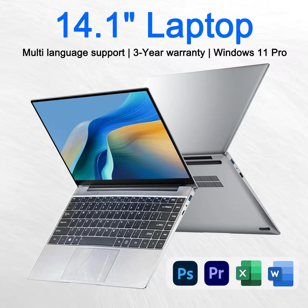 Ordinateur portable FUCHU 14,1'' NEUF, 16 Go DDR4, SSD 1 To/2 To, Intel i3-6100U, portable, Windows 11, pour bureau, études et jeux Camara Shopping Ordinateur portable FUCHU 14,1'' NEUF, 16 Go DDR4, SSD 1 To/2 To, Intel i3-6100U, portable, Windows 11, pour bureau, études et jeux