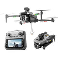 Drone équipé de 3 batteries, 4K, moteurs sans balais, écran de 4,5 pouces, deux caméras HD, système intelligent d'évitement d'obstacles, transmission vidéo, vol stationnaire par flux lumineux, fonction de retour GPS, t Camara Shopping Drone équipé de 3 batteries, 4K, moteurs sans balais, écran de 4,5 pouces, deux caméras HD, système intelligent d'évitement d'obstacles, transmission vidéo, vol stationnaire par flux lumineux, fonction de retour GPS, t
