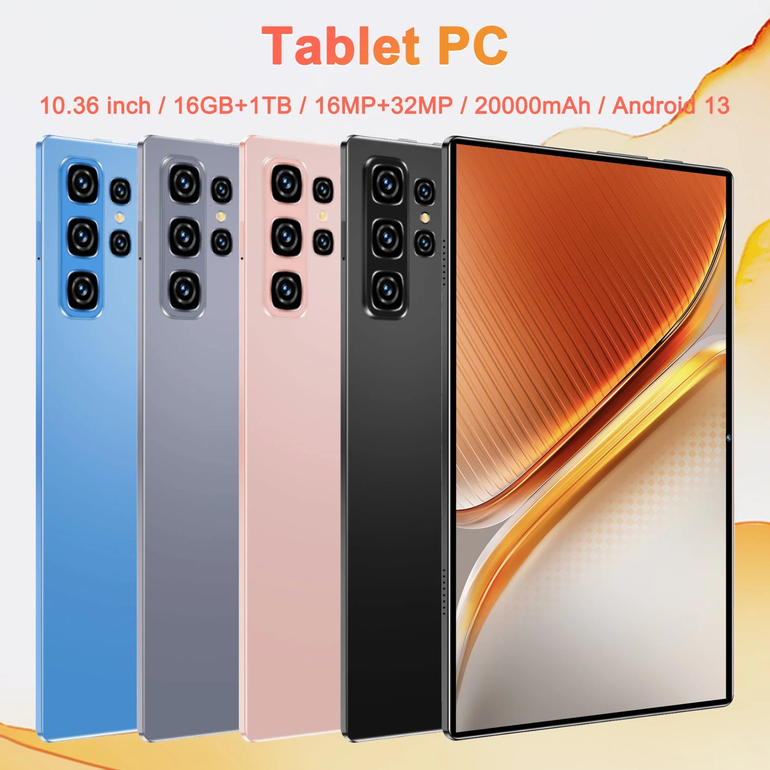 Tablette HD 10,36 pouces avec clavier, 16 Go de RAM, 1 To de ROM, 5G, processeur 14 cœurs, batterie 20000 mAh, Android 13, Bluetooth, Wi-Fi, GPS, pour le bureau Camara Shopping Tablette HD 10,36 pouces avec clavier, 16 Go de RAM, 1 To de ROM, 5G, processeur 14 cœurs, batterie 20000 mAh, Android 13, Bluetooth, Wi-Fi, GPS, pour le bureau