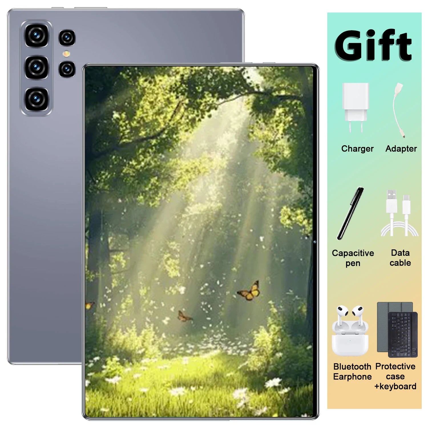 Tablette PC 10,36 pouces Android 13 5G avec double caméra, double SIM, processeur 14 cœurs, Google Play, Bluetooth, Wifi, 16 Go de RAM + 1 To de ROM Camara Shopping Tablette PC 10,36 pouces Android 13 5G avec double caméra, double SIM, processeur 14 cœurs, Google Play, Bluetooth, Wifi, 16 Go de RAM + 1 To de ROM