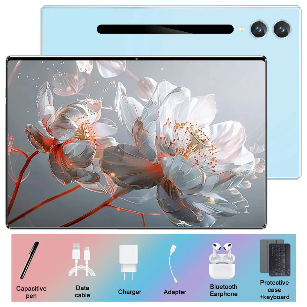 Tablette de jeu 14 Core 10,36 pouces, batterie 20000 mAh, WiFi 5G, Bluetooth, Android 13, 16 Go + 1 To, appareil photo 16+32 MP, tablette pour l'étude et le bureau Camara Shopping Tablette de jeu 14 Core 10,36 pouces, batterie 20000 mAh, WiFi 5G, Bluetooth, Android 13, 16 Go + 1 To, appareil photo 16+32 MP, tablette pour l'étude et le bureau