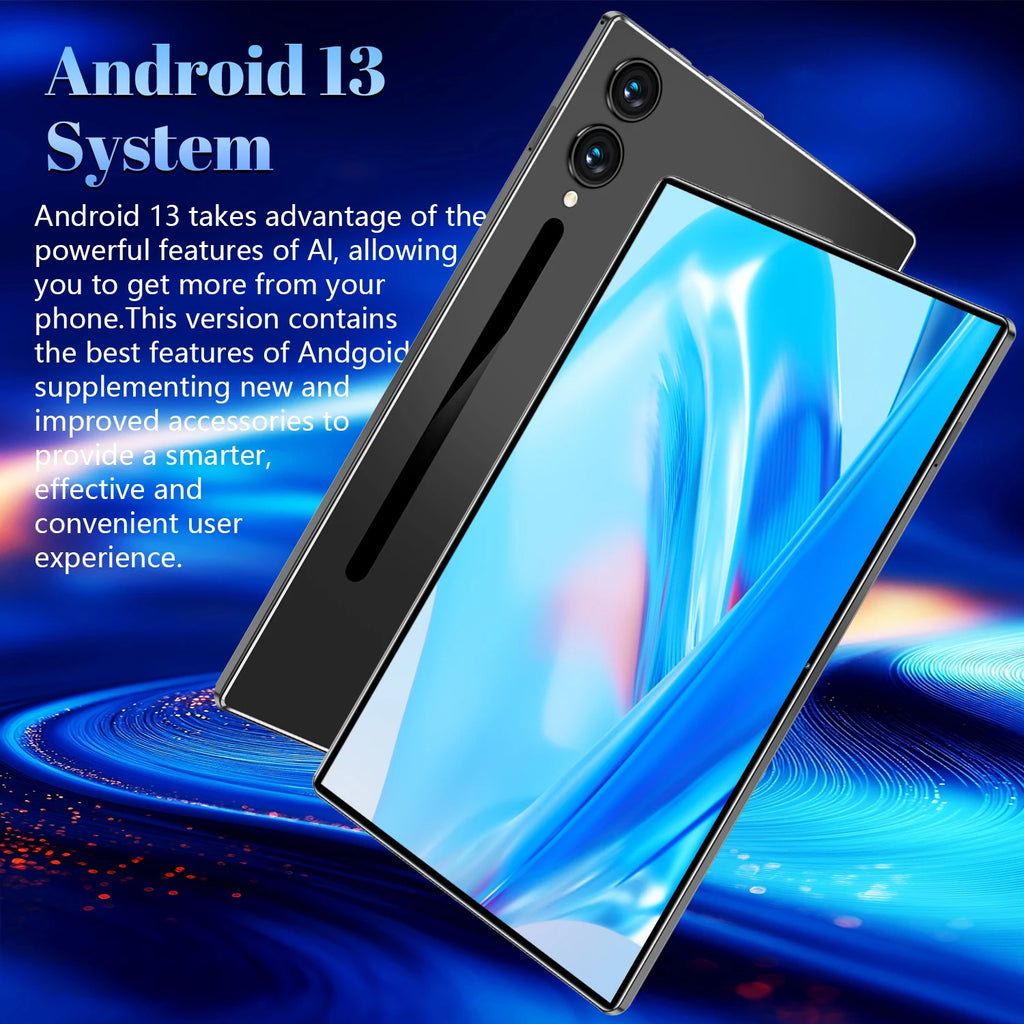 Tablette Android 5G, version globale neuve, 10,36 pouces, 16 Go de RAM, 1 To de ROM, Android 13.0, 14 cœurs, 20000 mAh, appels téléphoniques, Bluetooth, Wi-Fi Camara Shopping Tablette Android 5G, version globale neuve, 10,36 pouces, 16 Go de RAM, 1 To de ROM, Android 13.0, 14 cœurs, 20000 mAh, appels téléphoniques, Bluetooth, Wi-Fi