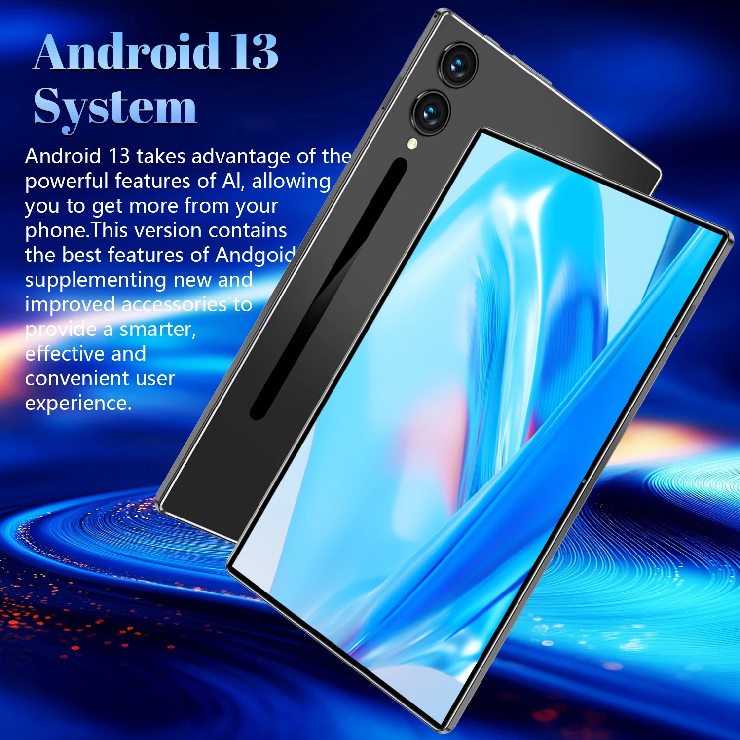 Tablette Android 5G, version globale neuve, 10,36 pouces, 16 Go de RAM, 1 To de ROM, Android 13.0, 14 cœurs, 20000 mAh, appels téléphoniques, Bluetooth, Wi-Fi Camara Shopping Tablette Android 5G, version globale neuve, 10,36 pouces, 16 Go de RAM, 1 To de ROM, Android 13.0, 14 cœurs, 20000 mAh, appels téléphoniques, Bluetooth, Wi-Fi