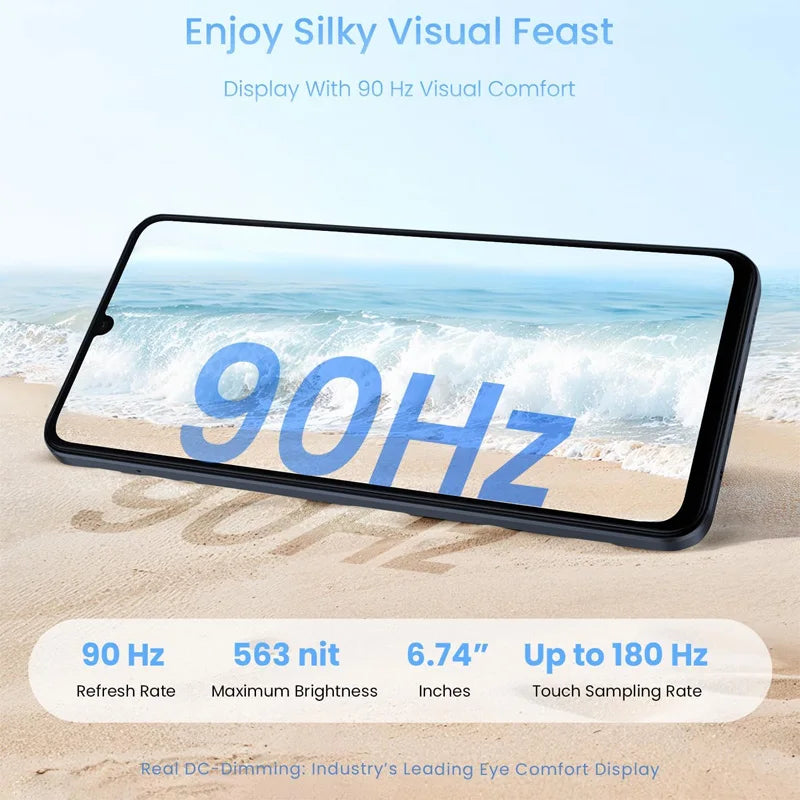 Smartphone Realme Note 70T AI, version mondiale, écran 6,75 pouces 90 Hz, batterie 6000 mAh, appareil photo AI 13 MP, chipset octa-core, IP54 Camara Shopping Smartphone Realme Note 70T AI, version mondiale, écran 6,75 pouces 90 Hz, batterie 6000 mAh, appareil photo AI 13 MP, chipset octa-core, IP54
