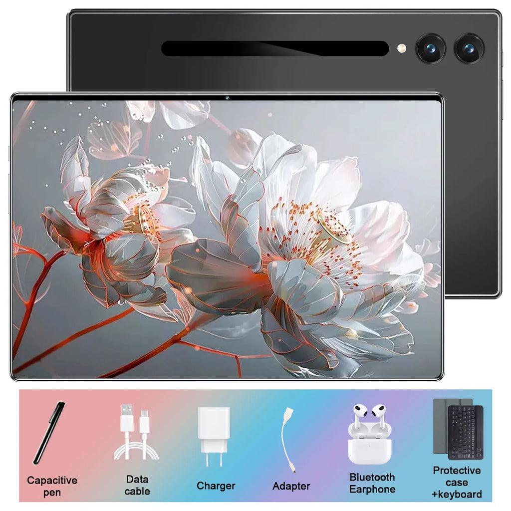 Tablette de jeu 14 Core 10,36 pouces, batterie 20000 mAh, WiFi 5G, Bluetooth, Android 13, 16 Go + 1 To, appareil photo 16+32 MP, tablette pour l'étude et le bureau Camara Shopping Tablette de jeu 14 Core 10,36 pouces, batterie 20000 mAh, WiFi 5G, Bluetooth, Android 13, 16 Go + 1 To, appareil photo 16+32 MP, tablette pour l'étude et le bureau