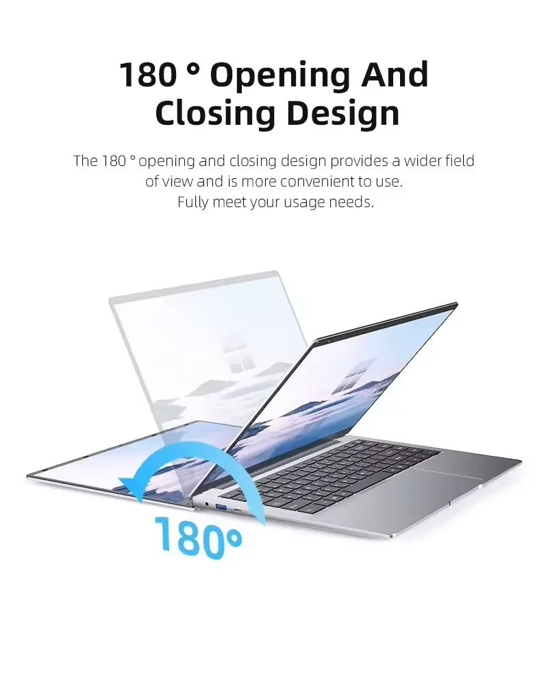 Ordinateur portable 14,1 pouces Windows 11 Intel Atom X7 A3950 180 ° Ordinateur portable pliable et fin pour gamer, 12 Go de RAM, 512 Go/1 To SSD, 1920*1080, ordinateur de bureau et d'étude - Camara ShoppingOrdinateur portable 14,1 pouces Windows 11 Intel Atom X7 A3950 180 ° Ordinateur portable pliable et fin pour gamer, 12 Go de RAM, 512 Go/1 To SSD, 1920*1080, ordinateur de bureau et d'étude