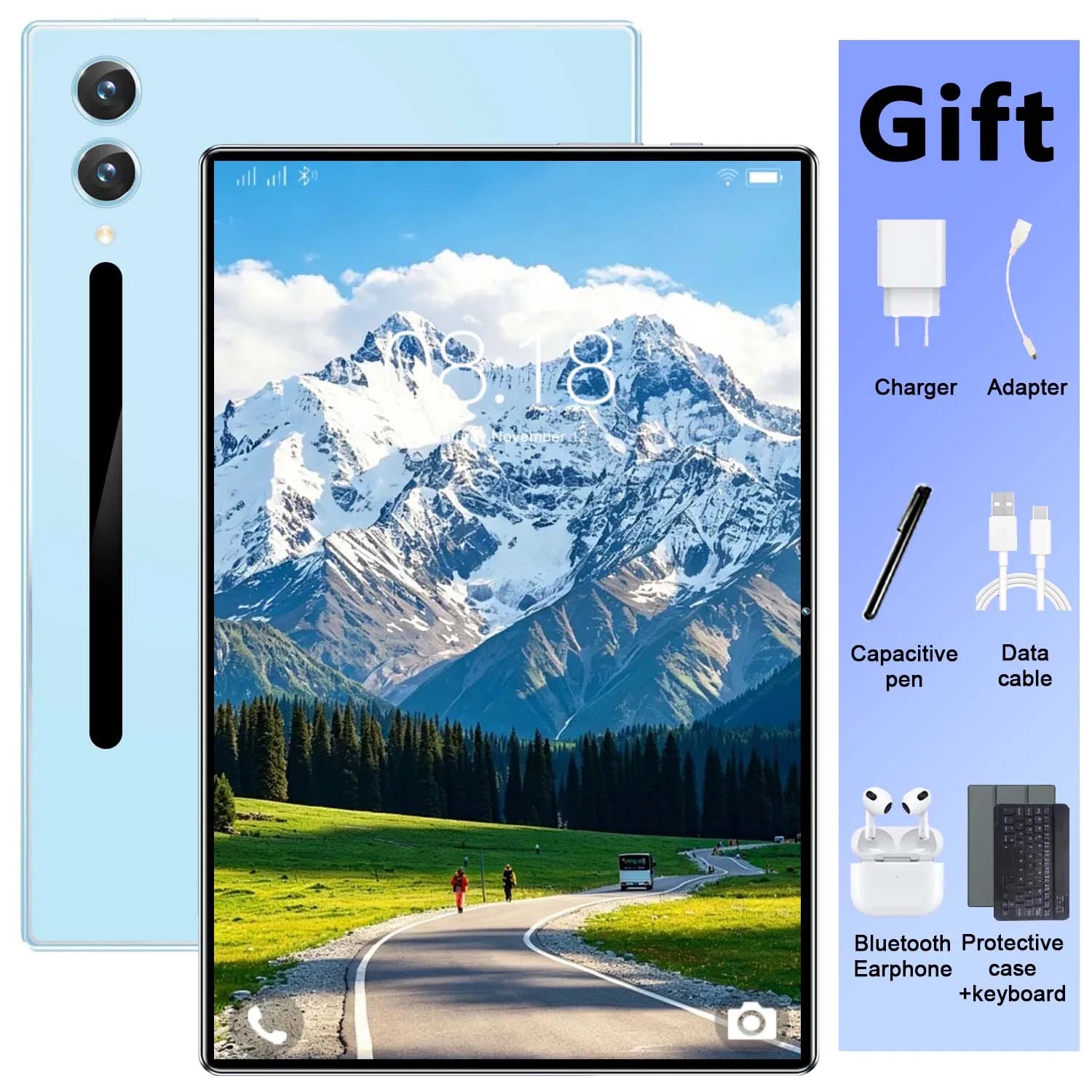 Tablette intelligente surdimensionnée avec stockage interne, écran 10,36 pouces, processeur 10 cœurs, Android 13, 16 Go de RAM, 1 To de ROM, Wi-Fi 5G, batterie 20000 mAh, caméra frontale 16 MP, caméra arrière 32 MP, pou Camara Shopping Tablette intelligente surdimensionnée avec stockage interne, écran 10,36 pouces, processeur 10 cœurs, Android 13, 16 Go de RAM, 1 To de ROM, Wi-Fi 5G, batterie 20000 mAh, caméra frontale 16 MP, caméra arrière 32 MP, pou
