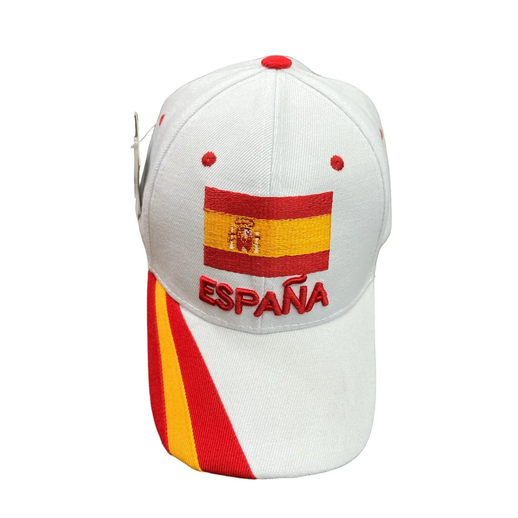 MEJORADA Flat Visor Hat with Embroidered Spanish Flag, 100% Polyester, Adjustable Metal Buckle, Perfect for National Celebrations and Outdoor Activities, Show Your Love for Spain with this Comfortable and Durable Cap. Camara Shopping MEJORADA Flat Visor Hat with Embroidered Spanish Flag, 100% Polyester, Adjustable Metal Buckle, Perfect for National Celebrations and Outdoor Activities, Show Your Love for Spain with this Comfortable and Durable Cap.