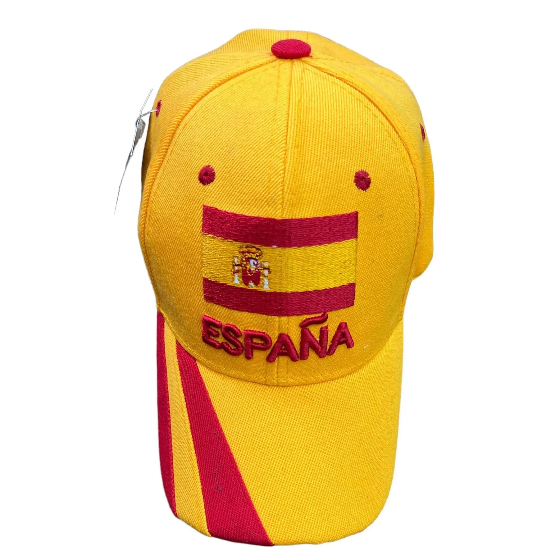 MEJORADA Flat Visor Hat with Embroidered Spanish Flag, 100% Polyester, Adjustable Metal Buckle, Perfect for National Celebrations and Outdoor Activities, Show Your Love for Spain with this Comfortable and Durable Cap. Camara Shopping MEJORADA Flat Visor Hat with Embroidered Spanish Flag, 100% Polyester, Adjustable Metal Buckle, Perfect for National Celebrations and Outdoor Activities, Show Your Love for Spain with this Comfortable and Durable Cap.