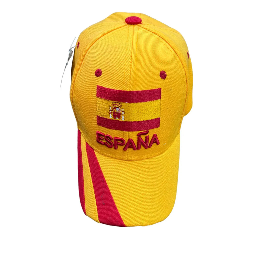 MEJORADA Flat Visor Hat with Embroidered Spanish Flag, 100% Polyester, Adjustable Metal Buckle, Perfect for National Celebrations and Outdoor Activities, Show Your Love for Spain with this Comfortable and Durable Cap. Camara Shopping MEJORADA Flat Visor Hat with Embroidered Spanish Flag, 100% Polyester, Adjustable Metal Buckle, Perfect for National Celebrations and Outdoor Activities, Show Your Love for Spain with this Comfortable and Durable Cap.