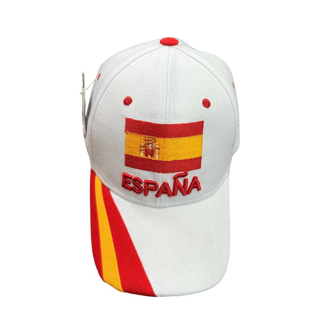 MEJORADA Flat Visor Hat with Embroidered Spanish Flag, 100% Polyester, Adjustable Metal Buckle, Perfect for National Celebrations and Outdoor Activities, Show Your Love for Spain with this Comfortable and Durable Cap. Camara Shopping MEJORADA Flat Visor Hat with Embroidered Spanish Flag, 100% Polyester, Adjustable Metal Buckle, Perfect for National Celebrations and Outdoor Activities, Show Your Love for Spain with this Comfortable and Durable Cap.
