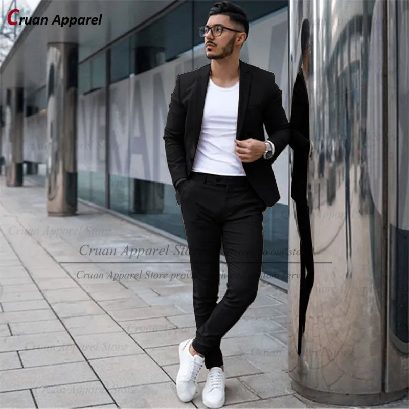 Ensemble sur mesure pour hommes, veste et pantalon décontractés, coupe couvertes, streetwear décontracté, beige, mode classique, fête de mariage, marié imbibé, nouveau, 2 pièces Camara Shopping Ensemble sur mesure pour hommes, veste et pantalon décontractés, coupe couvertes, streetwear décontracté, beige, mode classique, fête de mariage, marié imbibé, nouveau, 2 pièces