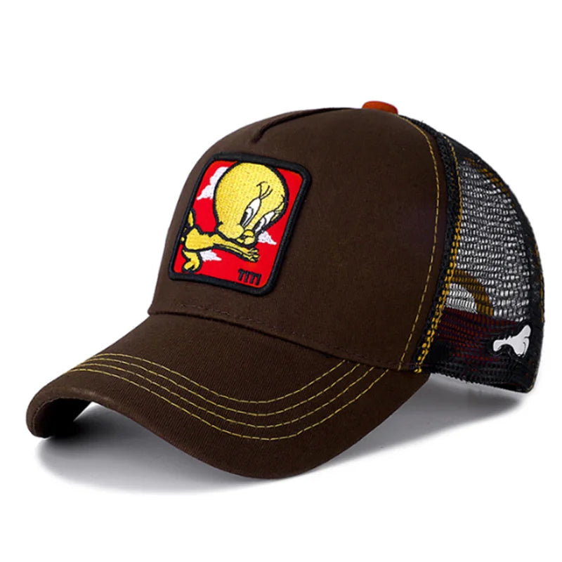 Casquette de baseball unisexe Anime Cartoon pour hommes, chapeau de camionneur, patch Piazza, haute qualité, offre spéciale Camara Shopping Casquette de baseball unisexe Anime Cartoon pour hommes, chapeau de camionneur, patch Piazza, haute qualité, offre spéciale