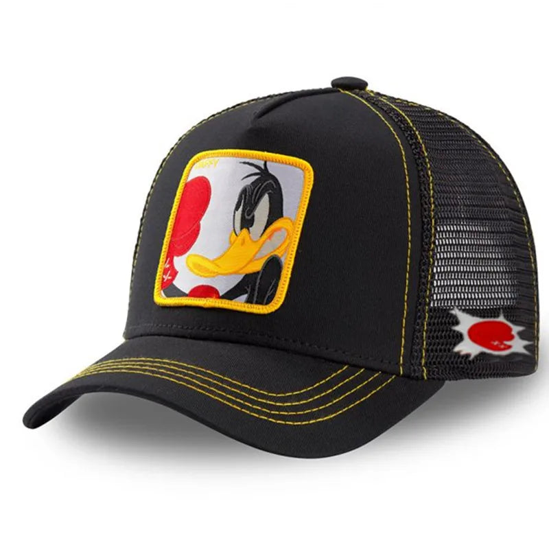 Casquette de baseball unisexe Anime Cartoon pour hommes, chapeau de camionneur, patch Piazza, haute qualité, offre spéciale Camara Shopping Casquette de baseball unisexe Anime Cartoon pour hommes, chapeau de camionneur, patch Piazza, haute qualité, offre spéciale