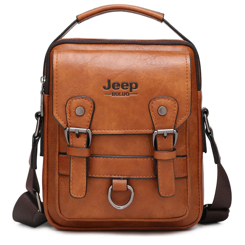 JEEP BULUO multi-fonction affaires sacs à main hommes nouveau homme sac à bandoulière grande capacité en cuir sac de messager bandoulière grande marque Camara Shopping JEEP BULUO multi-fonction affaires sacs à main hommes nouveau homme sac à bandoulière grande capacité en cuir sac de messager bandoulière grande marque