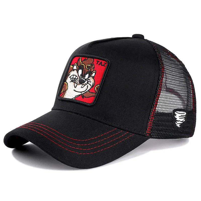 Casquette de baseball unisexe Anime Cartoon pour hommes, chapeau de camionneur, patch Piazza, haute qualité, offre spéciale Camara Shopping Casquette de baseball unisexe Anime Cartoon pour hommes, chapeau de camionneur, patch Piazza, haute qualité, offre spéciale