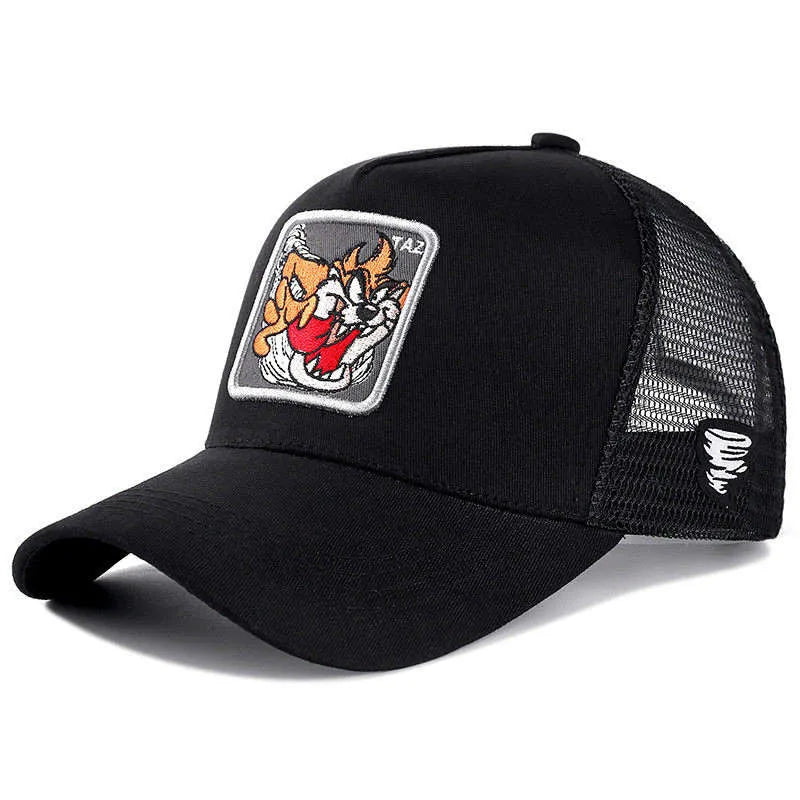 Casquette de baseball unisexe Anime Cartoon pour hommes, chapeau de camionneur, patch Piazza, haute qualité, offre spéciale Camara Shopping Casquette de baseball unisexe Anime Cartoon pour hommes, chapeau de camionneur, patch Piazza, haute qualité, offre spéciale